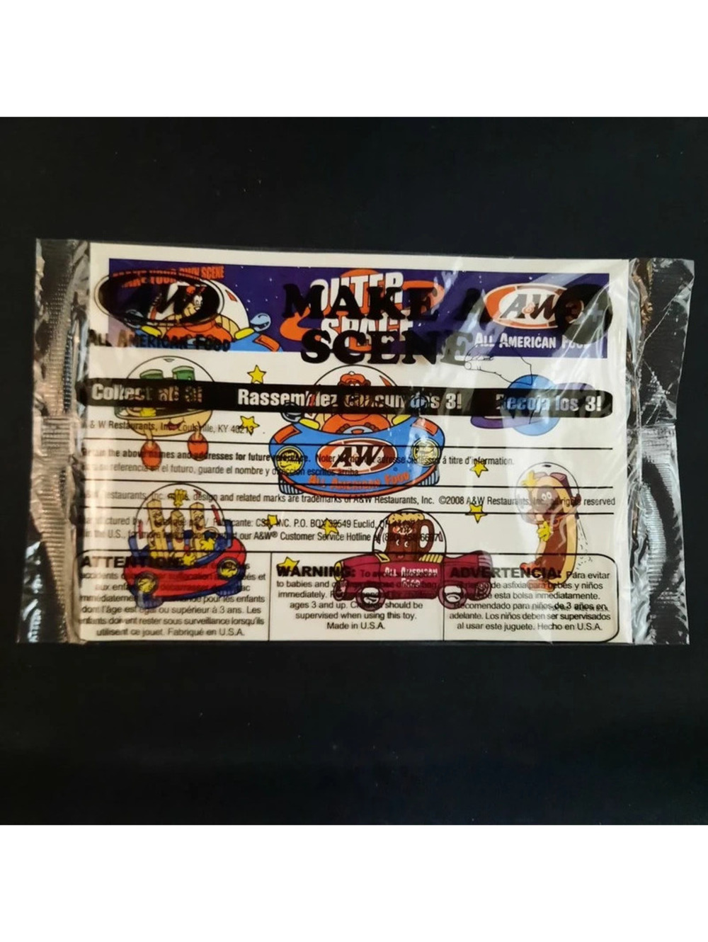 A&W Vintage "Make A Scene" Color-and-Play Activity Set